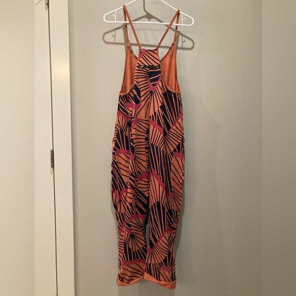 FREE PEOPLE Movement Printed Hot Shot Onesie in Amber Combo - Picture 5 of 5